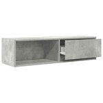 vidaXL Meubles TV 2 Pièces gris béton 100x31x25 5 cm bois d'ingénierie