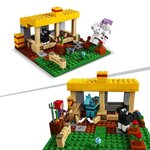 Lego 21171 minecraft l'écurie jouet ferme avec figurine cavalier squelette  jouet filles et garçons