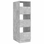 vidaXL Armoire à Laver Béton 50 x 68 x 162 cm Bois d'ingénierie