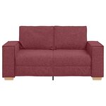 vidaXL Canapé 3 Pièces Taupe Tissu en lin mélangé