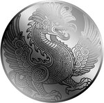 Monnaie MAYA DRAGON 1/500 Oz Platine 25$ Liberia 2026 (PRÉCOMMANDE)