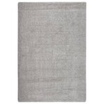 vidaXL Tapis shaggy antidérapant Gris clair 120x170 cm