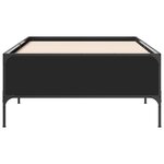 vidaXL Cadre de lit sans matelas noir 90x200 cm