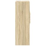 vidaXL Buffet haut chêne sonoma 40x42 5x124 cm bois d'ingénierie