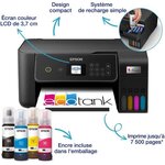 Imprimante multifonction A4 Ecotank ET-2870 - Wi-Fi - Réservoirs d'encre - 3 ans d'encre inclus