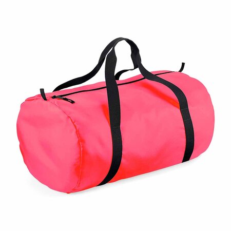Sac de voyage toile ultra léger pliant - bg150 rose fluo - packaway barrel bag