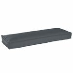 vidaXL Coussin pour banc de palette Anthracite 120 x 40 x 8 cm