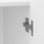 vidaXL Cabinet de chevet 2 Pièces Blanc brillant 43 x 34 5 x 52 cm