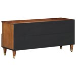 vidaXL Meuble TV 100x33x46 cm en bois massif de manguier