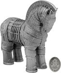 Monnaie TROJAN HORSE Shadows of Myths 2 Oz Argent 2000 Francs Cameroon 2026 (PRÉCOMMANDE)