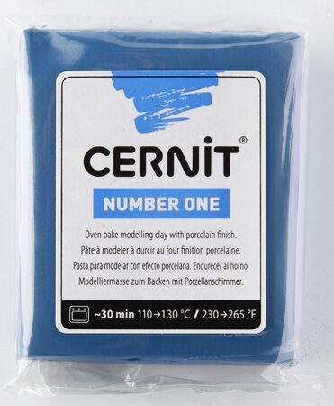 Pâte Cernit n°1 56 g Bleu marine (246) - Cernit