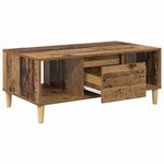 vidaXL Table basse Bois Ancien 90 x 50 x 26 5 cm Bois d'ingénierie