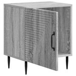 vidaXL Cabinet de chevet Sonoma gris 43 x 34 5 x 50 cm