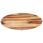 vidaXL Dessus de table bois massif d'acacia rond 15-16 mm 60 cm