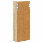 vidaXL Armoire murale de salle de bain Chêne Sonoma 20 x 10 x 50 cm