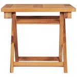 vidaXL Chaises longues lot de 2 avec table Bois de teck solide