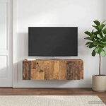 vidaXL Meuble TV mural Bois ancien 98 x 41 x 30 cm Bois d'ingénierie