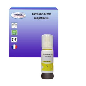 Cartouche Compatible pour Epson 104 (C13T00P440) Jaune - T3AZUR