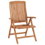 Vidaxl chaises de jardin 2 pièces avec coussins à carreaux gris teck