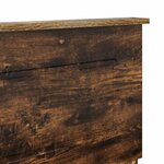 vidaXL Tête de lit Chêne fumé 140 cm Bois d'ingénierie