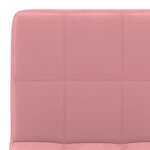 vidaXL Tabouret de bar Rose Velours