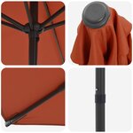 vidaXL Parasol de jardin 200 x 300 cm Polyester Rectangulaire