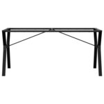 vidaXL Pieds de table à manger cadre en Y 160x80x73 cm fonte