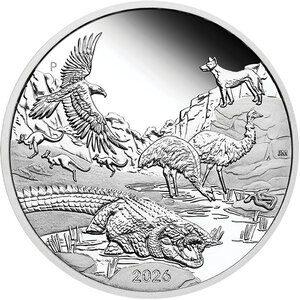 Monnaie OUTBACK Wonders of Australia 1 Oz Argent 1$ Australia 2026
