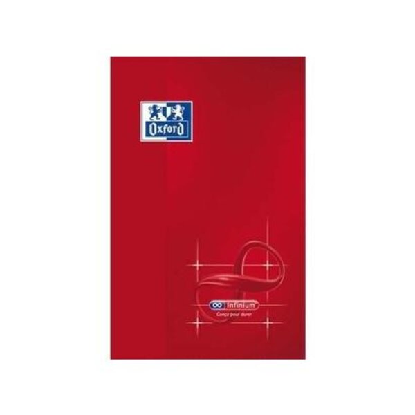Carnet piqûre 9x14cm 48 pages 5x5 couverture indéchirable couleur aléatoire OXFORD