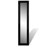 Vidaxl miroir sur pied pleine longueur noir