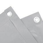 vidaXL Écran d'intimité de balcon gris 500x120 cm PVC