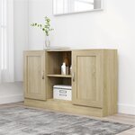 vidaXL Buffet Chêne sonoma 120x30 5x70 cm Bois d'ingénierie