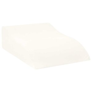 vidaXL Coussin pour jambes Blanc 68 x 40 x 18 cm