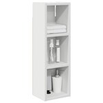 vidaXL Armoire murale de salle de bain Blanc 20 x 16 x 62 5 cm