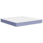vidaXL Matelas en mousse moyennement doux 200x200 cm