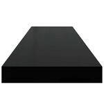 vidaXL Étagère murale flottante noir 90x23 5x3 8 cm MDF