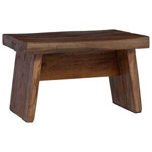 vidaXL Tabouret Naturel 29 x 20 x 17 cm Bois d'Acajou
