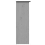 vidaXL Armoire avec portes vitrées BODO gris bois de pin massif