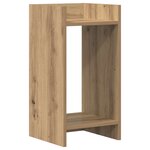 vidaXL Support de Plante 2 pièces Chêne artisanal 30 x 30 x 60 cm