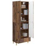 vidaXL Ensemble de Meubles 2 Pièces 66 x 34 5 x 95 cm Bois d'ingénierie