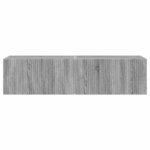 vidaXL Meuble TV mural 2 Pièces Gris Sonoma 60 x 31 x 29.5 cm