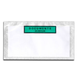 Lot de 1000 pochettes documents ci-inclus paper-list dl