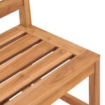 vidaXL Banc de jardin 150 cm Bois de teck solide