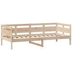 vidaXL Lit de jour avec tiroirs sans matelas 90x190 cm bois massif
