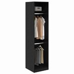 vidaXL Armoire Chêne noir 50 x 50 x 200 cm Bois d'ingénierie