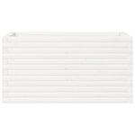 vidaXL Jardinière blanc 90x40x45 5 cm bois de pin massif