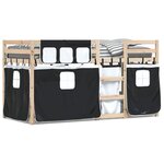 vidaXL Lit superposé sans matelas 90x190 cm bois de pin massif