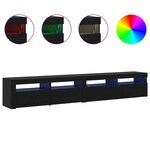 vidaXL Meuble TV 2 Pièces Chêne noir 240 x 35 x 40 cm Bois d'ingénierie