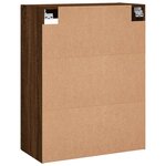 vidaXL Armoire murale chêne marron 69 5x34x90 cm