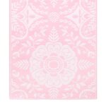 vidaXL Tapis d'extérieur Rose 80x150 cm PP